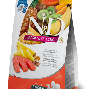 ND TROPICAL SELECTION SALMON PERRO ADULTO MEDIUM Y MAXI